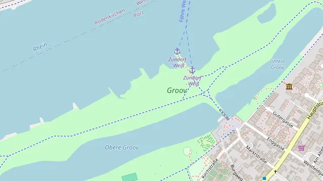 Lage von Groov in Zündorf auf der Karte